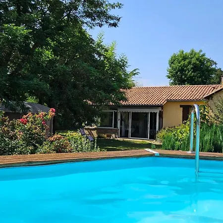 度假居 Maison Avec Piscine Et Jardin D'arbres Fruitiers Cours-de-Pile